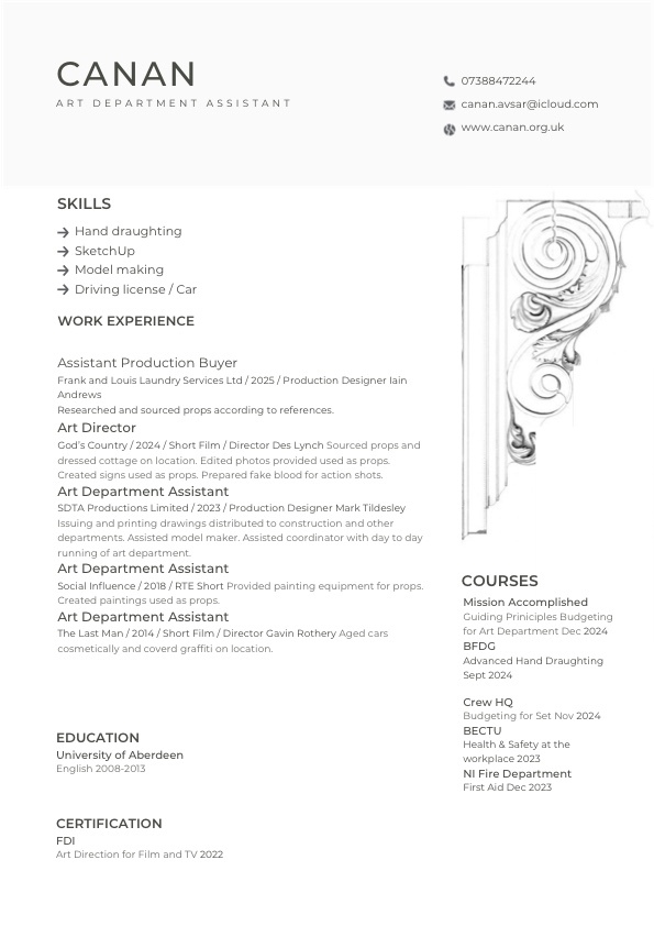 Updated CV Canan Sept 25